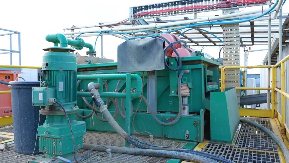 Still frame from the GN Solids product video: separation equipment in operation